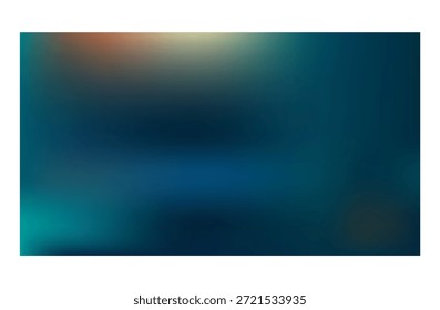 Dunkelblau Farbverlauf Hintergrund mit orangefarbenem Akzent stimmungsvolle atmosphärische Unschärfe