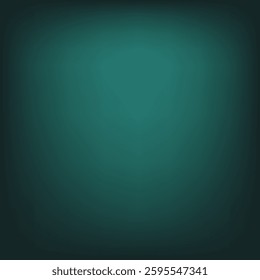 Dark teal green minimal banner calm , Noise intensive Holographic blend blurred smooth transitions tone empty presentation 