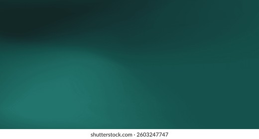 Dark teal green minimal banner calm , Noise intensive Holographic blend blurred smooth transitions tone empty presentation design , futuristic minimal modern luxury premium  modern