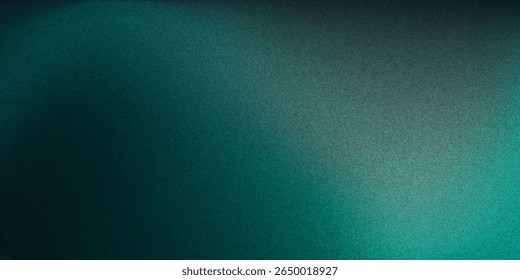 Dark teal green minimal banner calm , Noise intensive Holographic blend blurred smooth transitions tone empty presentation design , futuristic minimal modern