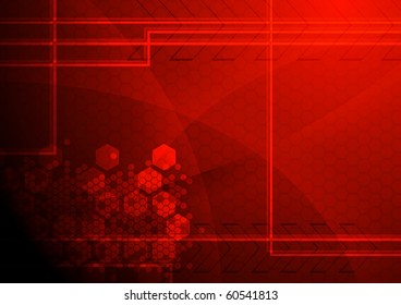 Arrière-plan technique noir - illustration vectorielle eps10