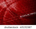 Dark technical background with hexagon texture - eps 10