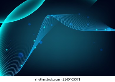 Dark technology background with abstract shine light. Blank space template for desing. Business presentation.
