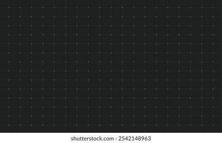 Dark technology background checkered outline pattern