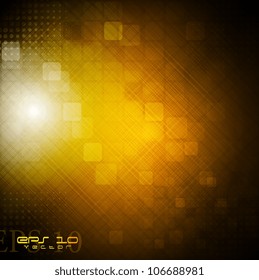 Dark technology background. Vector eps 10