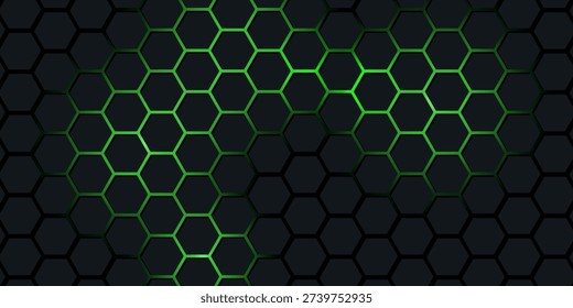 Fondo abstracto Vector hexagonal