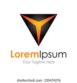 Dark technology robot innovation drone concept elements icon logo