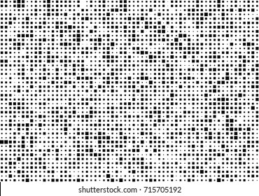 Dark Texture Pixels On White Background. Concept Texture Pixels. Pixel Abstract Mosaic Design Background. Vector Illustration