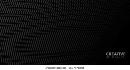 A dark textured graphic with a scale-like repeating pattern fading into black. Dark metallic mesh texture with seamless grid pattern