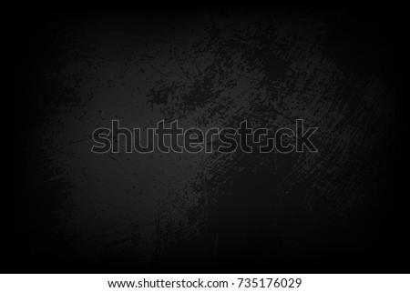 Dark textured grey wall closeup vector illustration