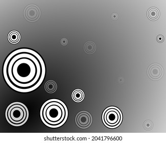 Dark tone abstract background gray gradient black background decorated with a circle for dark background