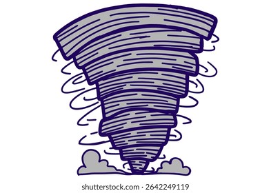 Dark Tornado Wind Sticker Pack