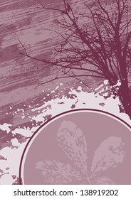 dark tree vector background