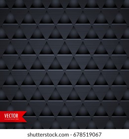 dark triangle texture pattern vector background