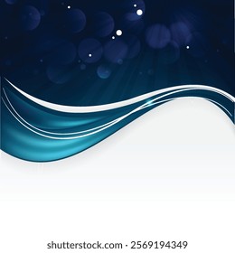 Dark Turquoise Background Illustrator Template