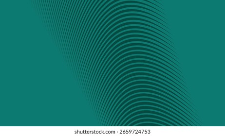Fondo Abstractas verde turquesa oscuro con línea de curva de rayas para fondo, Web y diseño digital