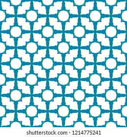 Dark turquoise patterns on white background
