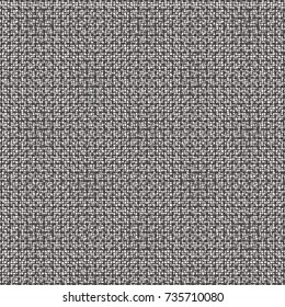 Dark Tweed Fabric. Background Texture. Abstract Vector.