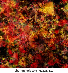 Dark uneven surface. Easy editable seamless vector background. It consists of geometric elements