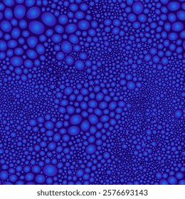 Dark Universe Inspired Seamless Vector Design with Hundreds of Blue Dots Resembling Starry Clusters