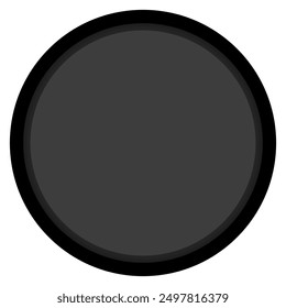 Dark vector 3d frame
Vector icon gray circle