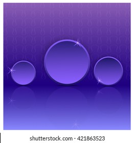 Dark vector Abstract Circles Background Glossy surface