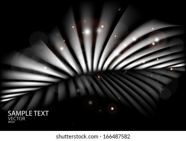 Dark vector abstract design background template - Vector dark background illustration