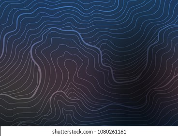 Dark vector abstract doodle background. Colorful abstract illustration with lines in Asian style. Hand painted design for web, wrapping, wallpaper.