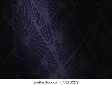 Dark vector abstract doodle background. Doodles on blurred abstract background with gradient. Brand-new style for your business design.