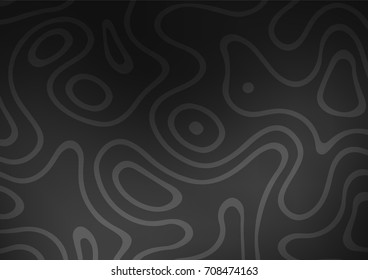 Dark vector abstract doodle pattern. Colorful abstract illustration with lines in Asian style. The pattern can be used for coloring books and pages for kids.