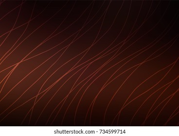 Dark vector abstract doodle pattern. Shining colored illustration with doodles in Arabic style. The pattern can be used for coloring books and pages for kids.