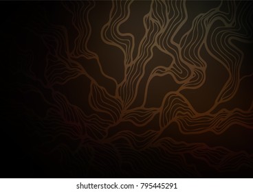 Dark vector abstract doodle pattern. A vague abstract illustration with doodles in Indian style. The completely new template can be used for your brand book.