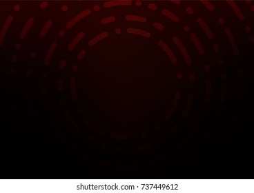 Dark vector abstract doodle template. Colorful abstract illustration with lines in Asian style. The doodle design can be used for your web site.
