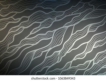 Dark vector abstract doodle texture. Glitter abstract illustration with doodles and Zen tangles. The template can be used as a background for cell phones.
