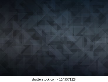 Dark vector abstract mosaic pattern. Modern geometrical abstract illustration with gradient. The polygonal design can be used for your web site.