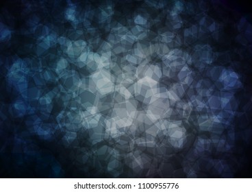 Dark vector abstract mosaic template. Creative geometric illustration in Origami style with gradient. The completely new template can be used for your brand book.