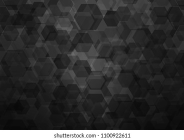 Dark vector abstract polygonal background. Brand new colored illustration in blurry style with gradient. The elegant pattern can be used as part of a brand book.