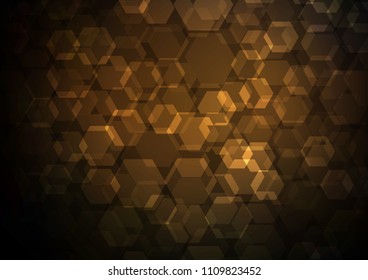 Dark vector abstract polygonal background. Colorful illustration in abstract style with gradient. A completely new template for your business design.