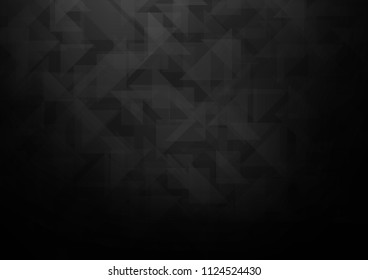 Dark vector abstract polygonal cover. Shining illustration, which consist of triangles. A completely new template for your business design.