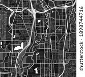 Dark vector art map of Raleigh, North Carolina, UnitedStates with fine gray gradations for urban and rural areas. The different shades of gray in the Raleigh  map do not follow any particular pattern.