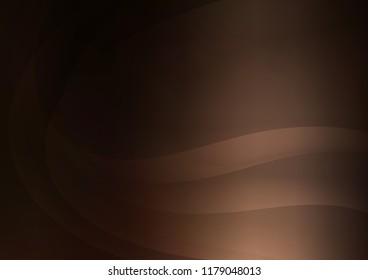 Dark vector backdrop with bent lines. Glitter abstract illustration with wry lines. Brand new design for your ads, poster, banner.