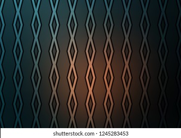 Dark vector backdrop with lines, cubes. Colorful decorative design in simple style with lines, rhombuses. Pattern for ads, posters, banners.