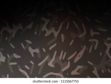 Dark vector background with abstract lines. Shining crooked illustration in marble style. Textured wave pattern for backgrounds.