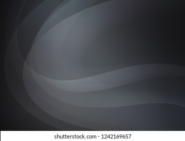 Dark vector background with abstract lines. Modern gradient abstract illustration with bandy lines. A new texture for your  ad, booklets, leaflets.