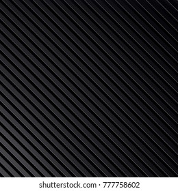 Dark vector background with alternating flat metal stripes