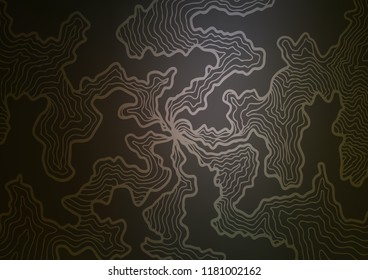 Dark vector background with bent lines. Geometric illustration in marble style with gradient.  The best blurred design for your business.