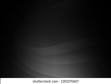 Dark vector background with bent lines. A sample with blurred bubble shapes. A completely new template for your business design.