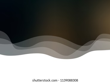 Dark vector background with bubble shapes. Creative illustration in halftone marble style with gradient. The best blurred design for your business.