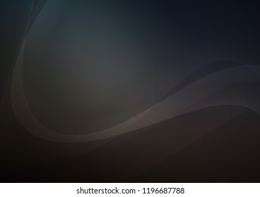 Dark vector background with curved circles. Creative geometric illustration in marble style with gradient. A completely new marble design for your business.