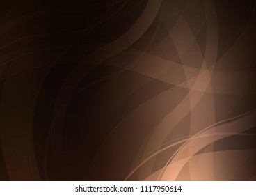 Dark vector background with curved shapes. Creative illustration with gradient. A new texture for your ad, booklets, leaflets.